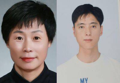 김유미(왼쪽)·김진호 지도자. 전남도교육청 제공