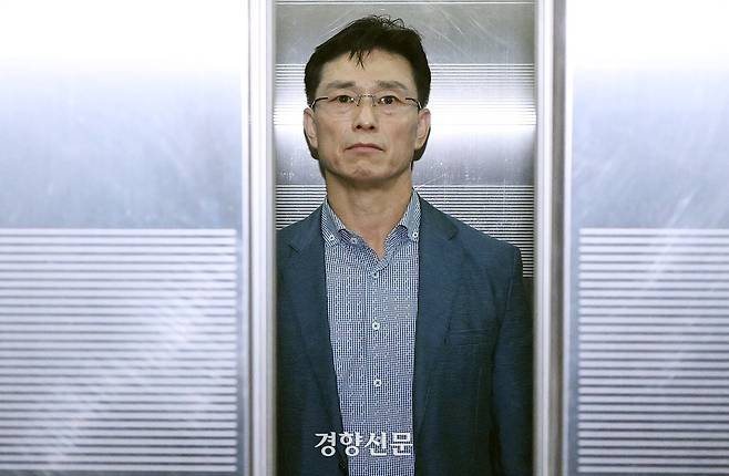 임성근 전 해병대 1사단장이 2일 서울 서초구 서초한샘빌딩에 마련된 순직해병 특별검사 사무실에 피의자 신분으로 출석하고 있다. 정효진 기자