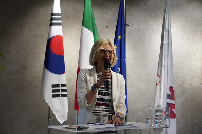 에밀리아 가토 주한 이탈리아 대사/사진=김지은 여행+ 기자