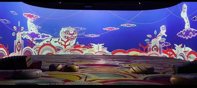 호랑이와 까치가 등장하는 국립중앙박물관 실감 영상