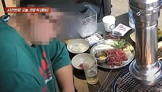 서울 광진구 한 고깃집에서 8만원 상당의 음식을 먹은 뒤 계산하지 않고 달아난 남성이 검찰에 송치됐다./사진=JTBC '사건반장'