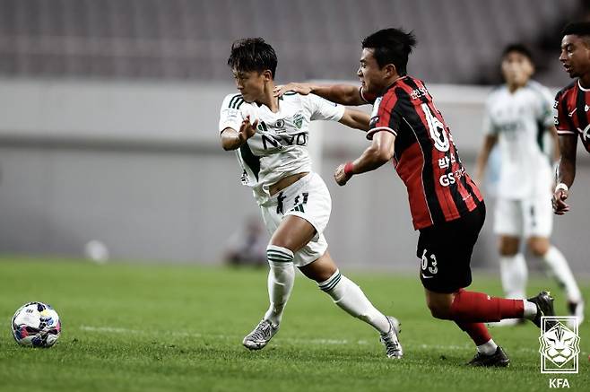 2일 서울월드컵경기장에서 열린 서울과 전북의 코리아컵 8강전. 대한축구협회