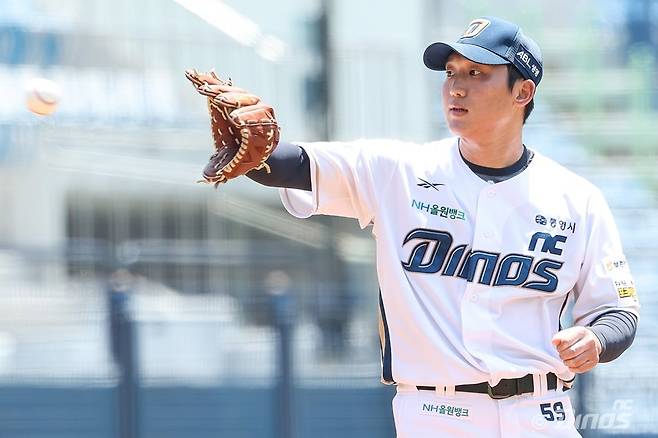 NC 구창모는 지난달 28일 상무전에서 선발등판해 3이닝 무실점을 기록했다. 투구수도 50개를 던지며 선발투수로서 빌드업을 본격적으로 시작했다. 사진제공|NC 다이노스