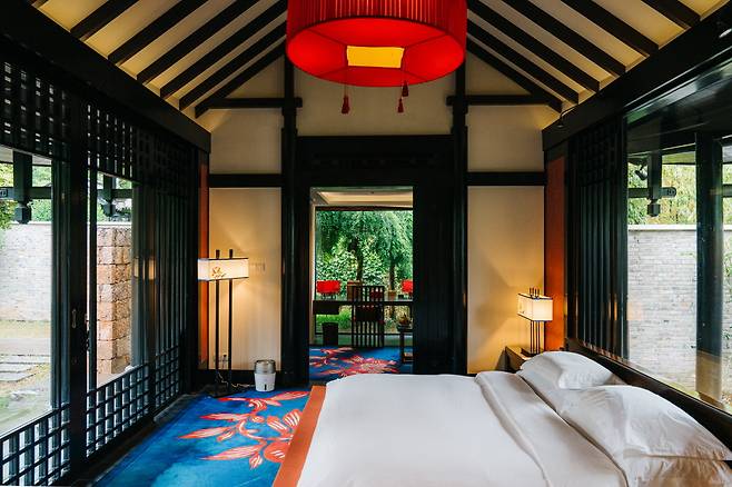 제트 풀 빌라 객실 전경