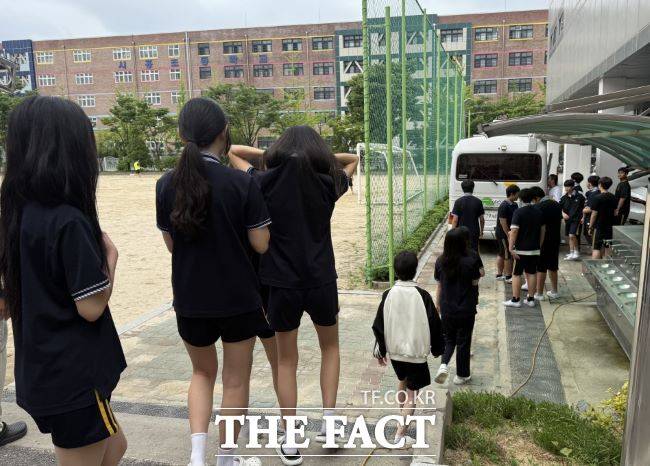 청소년 결핵이동검진 모습 /시흥시