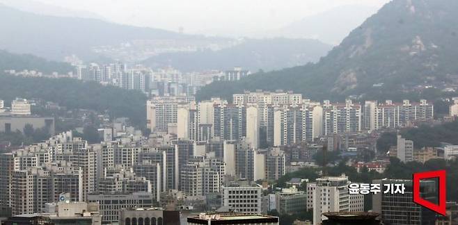 서울 남산에서 바라본 서울 시내 아파트 단지 전경. 2025.06.27 윤동주 기자