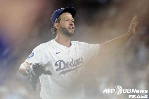 클레이튼 커쇼가 3000탈삼진 기록을 달성했다. 사진(美 로스앤젤레스)=ⓒAFPBBNews = News1