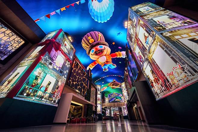 인스파이어 오로라 미디어아트