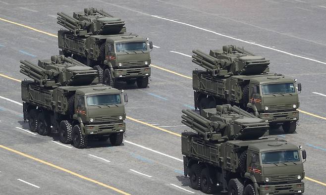 러시아의 대표적 방공무기 '판치르'. 타스연합뉴스