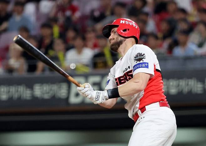 ▲ 마지막까지 라인업에 남아 분전한 패트릭 위즈덤 ⓒ연합뉴스