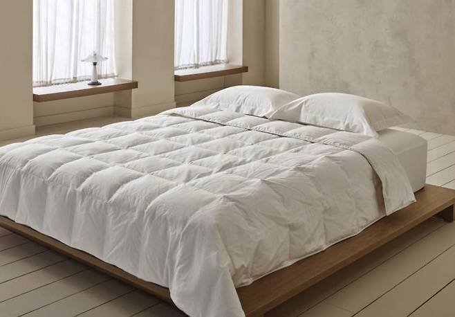 시몬스 홈 '쿨링 구스 듀벳(Cooling Goose Duvet)'. 시몬스