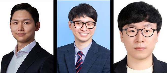 (왼쪽부터) 고려대 KU-KIST 융합대학원 백서인 교수(교신저자), 한국에너지공과대 구근호 교수(교신저자), 고려대 목동현 석박통합과정(제1저자). (사진=고려대 제공) *재판매 및 DB 금지