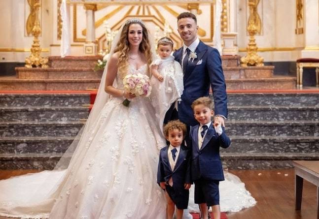 디오구 조타의 가족사진. 조타 SNS