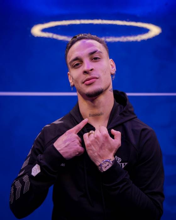 벨기에 헹크에서 열린 2024~2025시즌 유럽축구연맹(UEFA) 유로파컨퍼런스리그(UECL) 32강 경기가 끝난 뒤 안토니. /사진=레알 베티스 공식 사회관계망서비스(SNS)