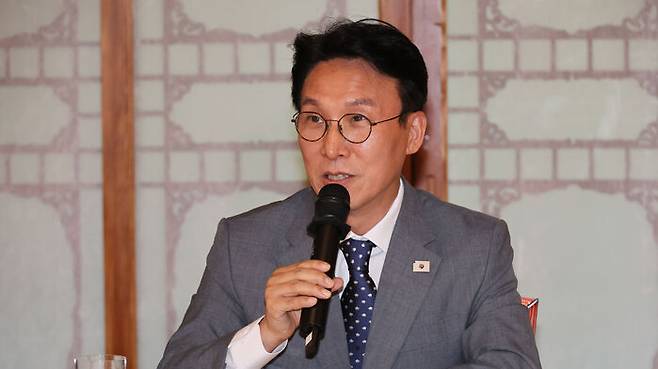 김민석 국무총리가 6일 서울 종로구 삼청동 총리공관에서 열린 고위당정협의회에서 발언하고 있다. (사진=연합뉴스)