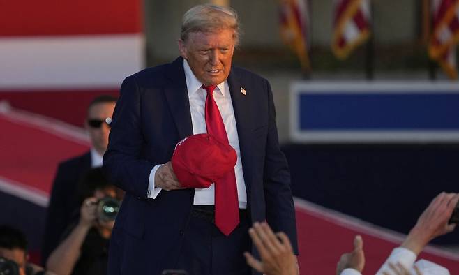 도널드 트럼프 미국 대통령. AP연합뉴스