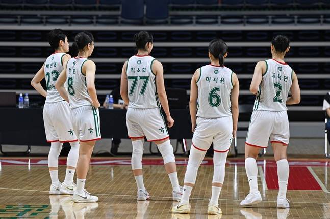 하나은행 선수. /사진=WKBL 제공