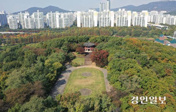 응급의료 전용헬기(닥터헬기) 정식 계류장·격납고 신설 부지인 남동구 고잔동 626-7 일원에 있는 월례공원. /경인일보DB