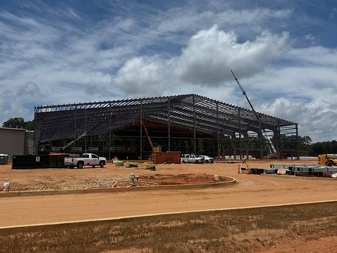 내년 4월 들어설 조지아주 페이엣빌의 미 국가대표 트레이닝 센터 공사 현장 모습. /페이엣빌(조지아)=김은중 특파원