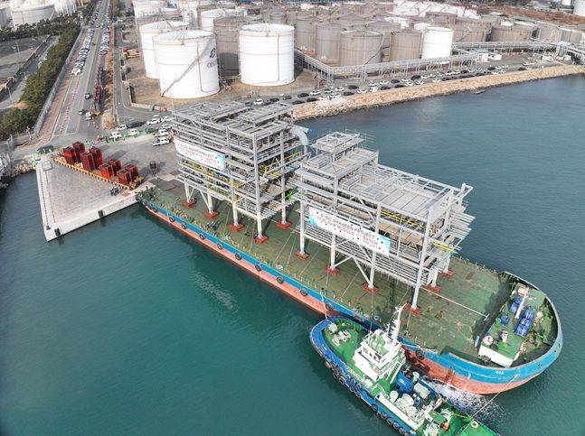 샤힌 프로젝트 대형 모듈 사진. ⓒ DL이앤씨