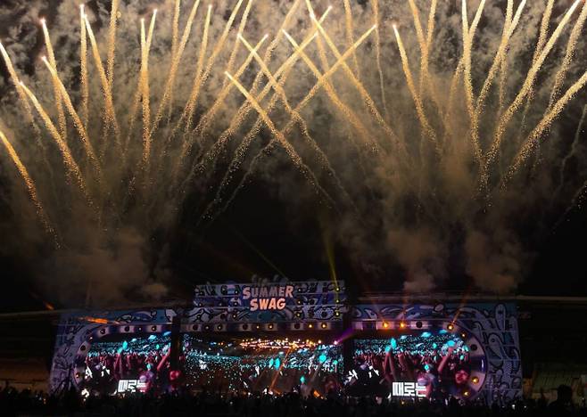 7월 5일 의정부종합운동장에서 열린 '싸이 흠뻑쇼' 공연 모습./사진제공=의정부도시공사