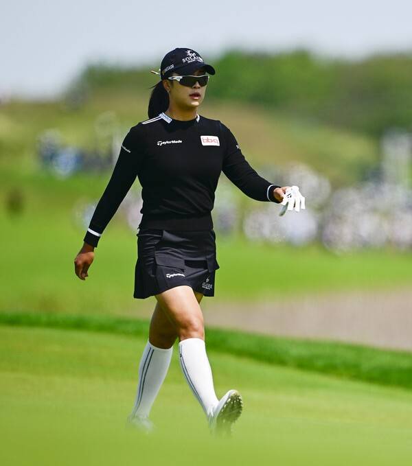 2025년 미국여자프로골프(LPGA) 투어 메이저 골프대회 아문디 에비앙 챔피언십에 출전하는 윤이나 프로. 사진은 2025년 US여자오픈에 참가했을 때 모습이다. 사진제공=USGA/Logan Whitton