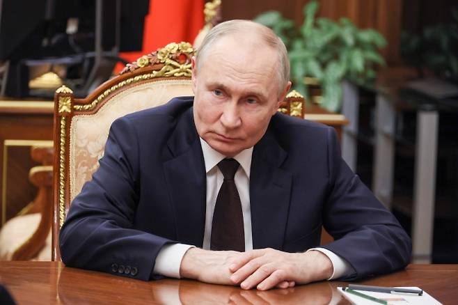 블라디미르 푸틴 러시아 대통령. 연합뉴스