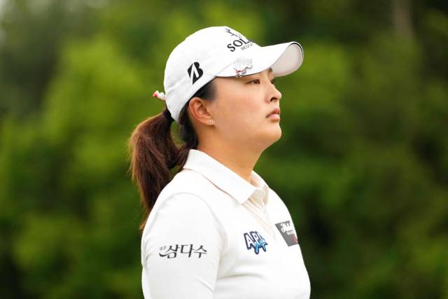 에비앙 챔피언십에 출전하는 고진영. 사진 제공=AFP연합뉴스