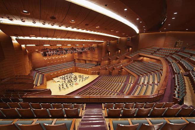 예술의전당 콘서트홀 객석 모습(사진=예술의전당 제공).