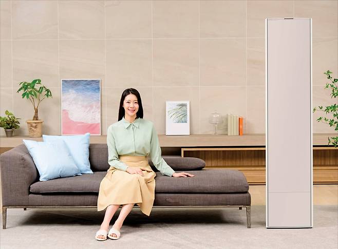 삼성전자의 비스포크 AI 무풍콤보 갤러리 에어컨. 삼성전자 제공