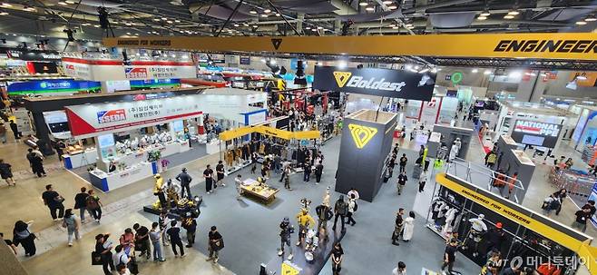 9일 경기 고양시 킨텍스에서 열린 스마트 안전보건박람회 현장