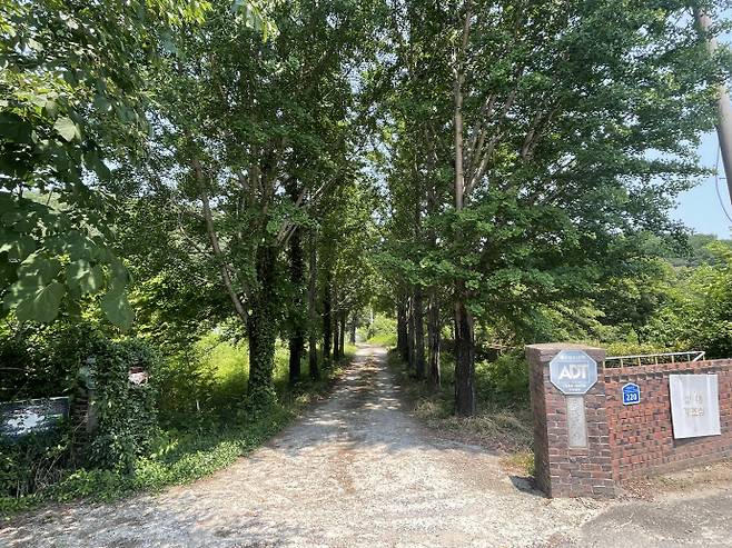 김삼순이 마지막 생애를 바치며 버섯 연구에 몰두하였던 삼성농장과 연구소(담양군 금성면 담양온천 인근)