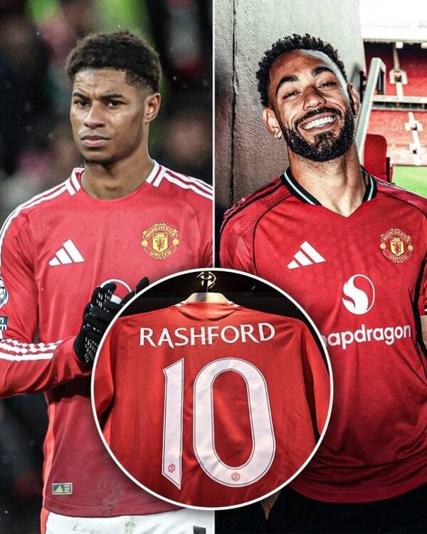 맨체스터 유나이티드 마커스 래시포드와 마테우스 쿠냐. /사진=ESPN