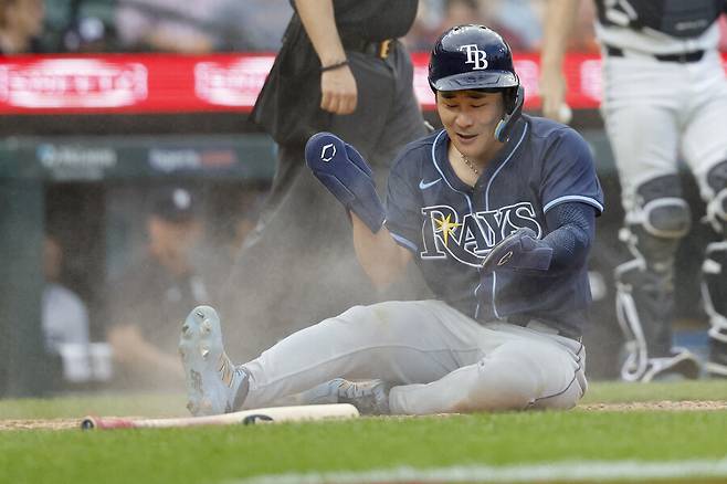 ▲ 김하성은 전력 질주해 역전 득점까지 성공했다. ⓒ연합뉴스