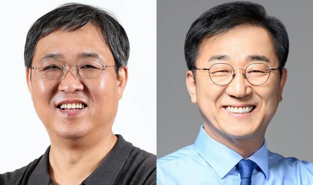 이재명 대통령이 11일 신임 문화체육관광부 장관 후보자에 최휘영(왼쪽) 놀유니버스 대표이사를, 국토교통부 장관 후보자에 김윤덕(오른쪽) 더불어민주당 의원을 지명했다고 강훈식 대통령비서실장이 브리핑을 통해 밝혔다.<연합뉴스 자료사진>