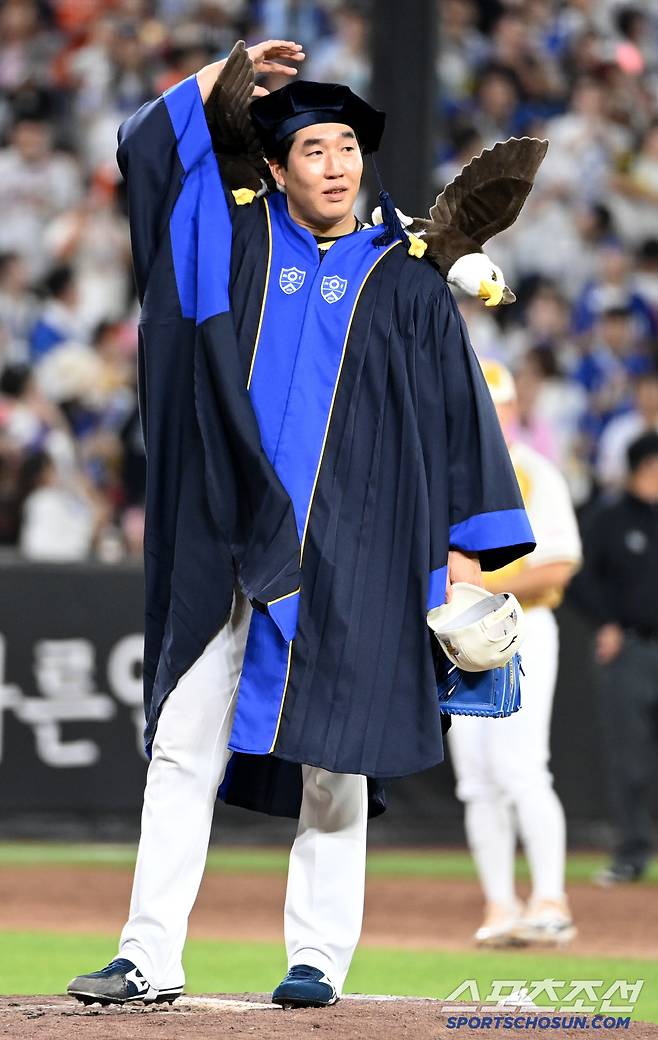 12일 대전 한화생명볼파크에서 열린 2025 KBO 올스타전, 박상원이 퍼포먼스를 하고 있다. 대전=허상욱 기자wook@sportschosun.com/2025.07.12/