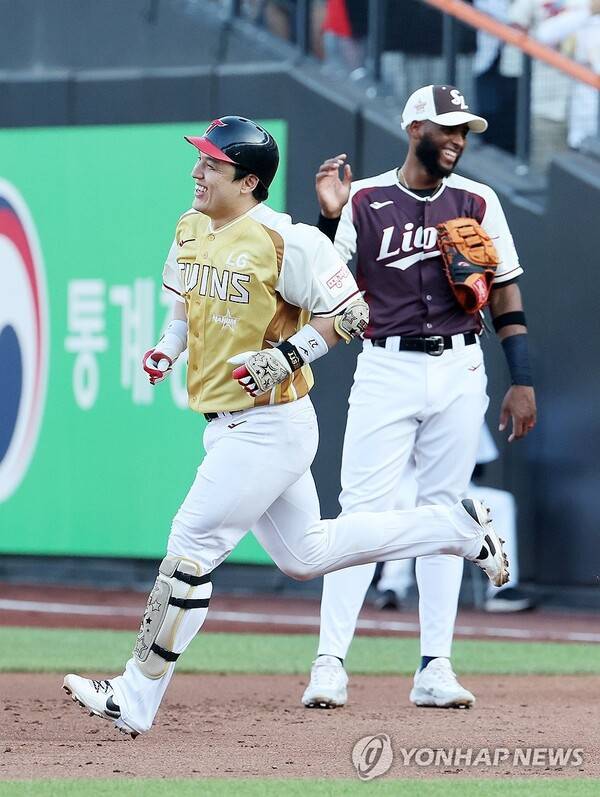 박동원(왼쪽). ⓒ연합뉴스