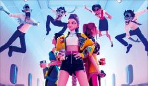 지난달 20일 공개된 ‘케이팝데몬헌터스’의 한 장면. /넷플릭스 제공