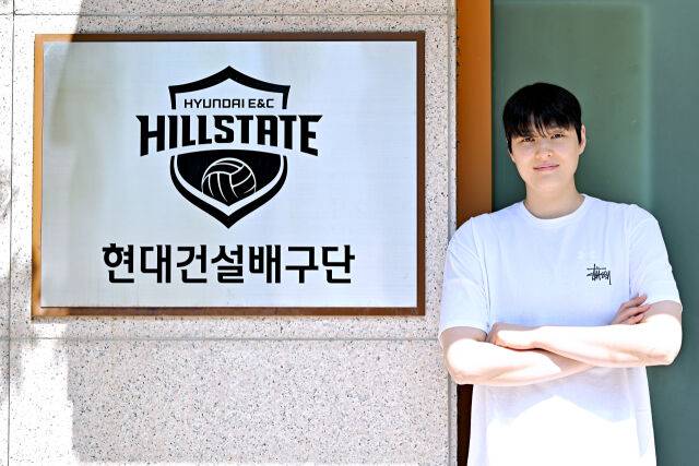2025년 현대건설로 이적한 김희진./더발리볼