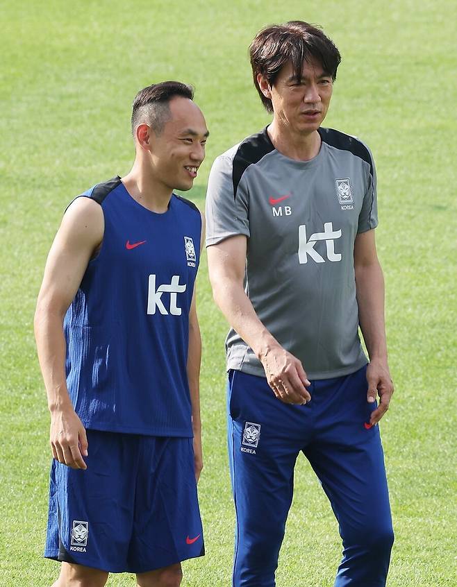 ▲ 11일 오후 용인미르스타디움에서 대한민국과 홍콩의 2025 동아시안컵 2차전이 열렸다. 강상윤과 이호재의 A매치 데뷔골을 앞세운 한국이 2-0으로 홍콩을 꺾고 2연승을 달렸다. 문선민은 이호재의 골을 어시스트하며 또 다른 인상을 남겼다. ⓒ 연합뉴스