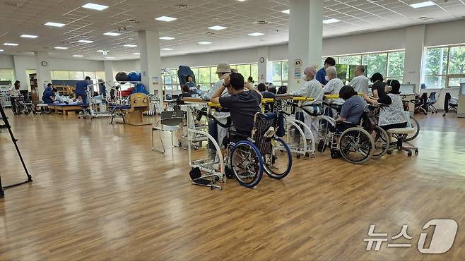 국립교통재활병원 운동치료실 모습. 2025.7.10/뉴스1 김동규 기자ⓒ news1