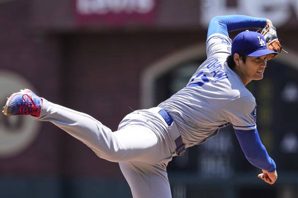 오타니는 이날 3이닝을 소화했다. 사진= AP= 연합뉴스 제공