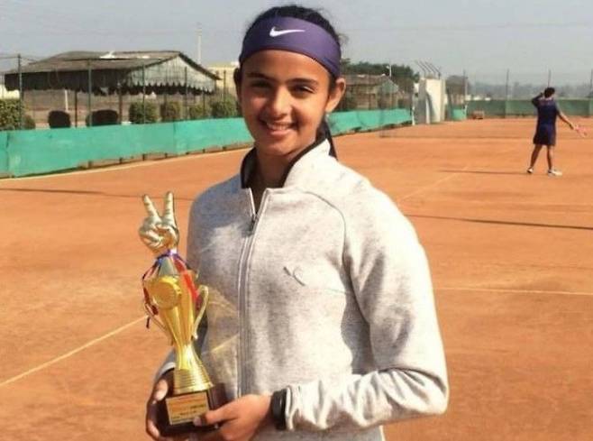 인도 테니스 선수 라디카 야다브. / X(옛 트위터)