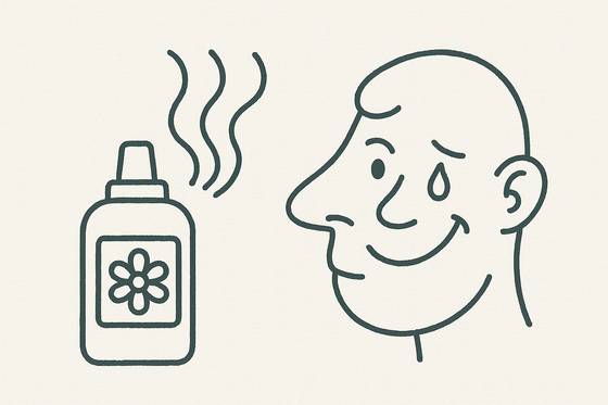 챗GPT를 이용해 그린 방향제 오남용에 관한 이미지.