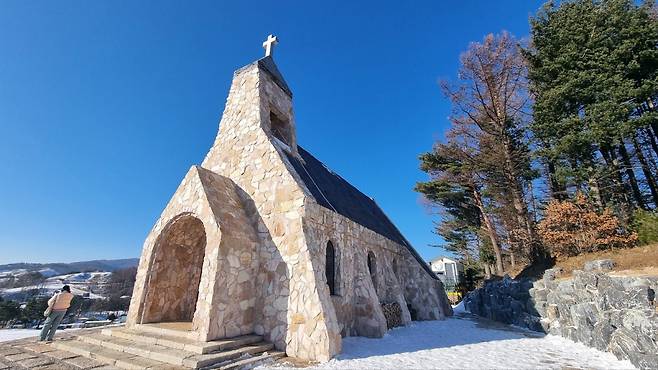 강원도 평창 실버벨교회 외관. 국민일보DB