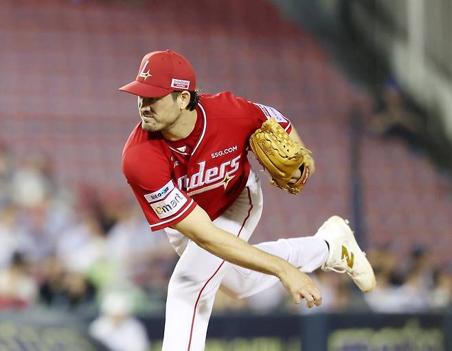 폰세에 이어 ERA 2위(2.06)로 전반기를 마친 SSG 앤더슨. 뉴시스