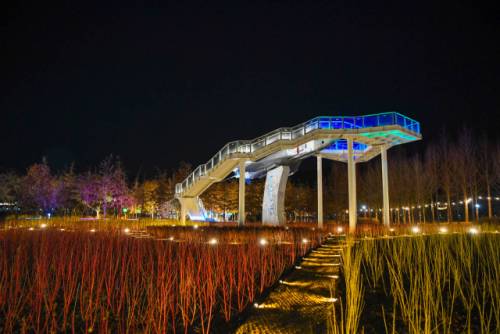 ◇한반도섬 야간경관조명 현장점검.