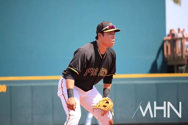 (키움 출신으로 메이저리그에 직행한 한국프로야구 최초의 야수 강정호)