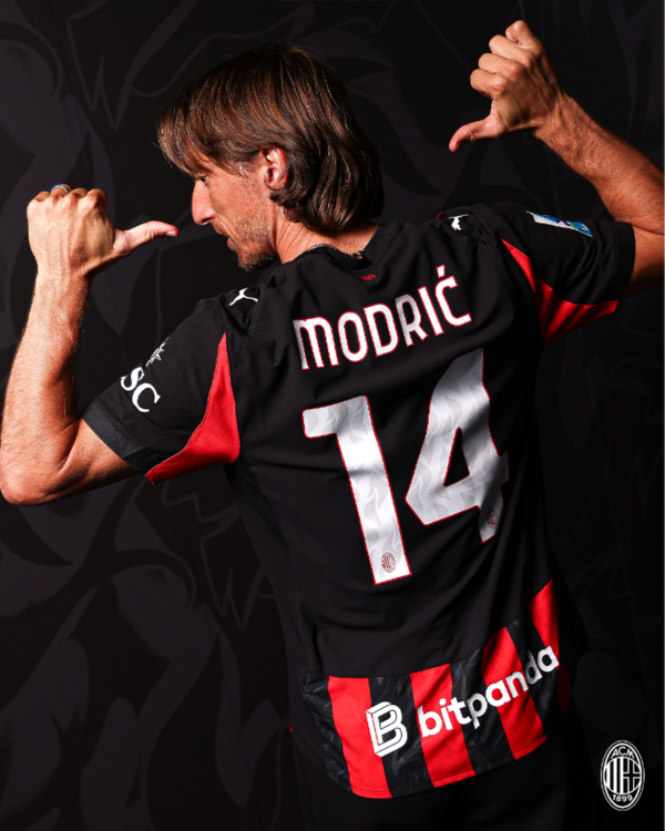 루카 모드리치. ⓒAC밀란 SNS