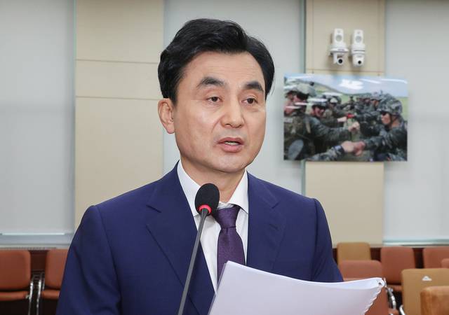 ▲ 안규백 국방부 장관 후보자가 15일 서울 여의도 국회 국방위원회에서 열린 인사청문회에서 발언하고 있다. 연합뉴스